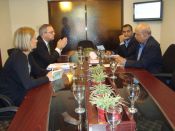 Ambassador of Sweden visits BIPSS, Feb 09, 2015 2