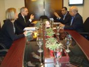 Ambassador of Sweden visits BIPSS, Feb 09, 2015 4