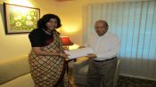 High Commissioner of The Democratic Socialist Republic of Sri Lanka H. E. Yasoja Gunasekera called on President BIPSS 2