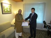Head of Delegation of International Committee of the Red Cross (ICRC) Bangladesh Mr. Ikhtiyar Aslanov called on President BIPSS 3