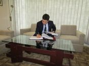 Head of Delegation of International Committee of the Red Cross (ICRC) Bangladesh Mr. Ikhtiyar Aslanov called on President BIPSS 5