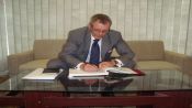 The Ambassador of The Federal Republic of Germany His Excellency Dr. Thomas Prinz called on President BIPSS 12