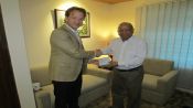 High Commissioner of the Commonwealth of Australia, H.E. Greg Wilcock paid a farewell visit to BIPSS 3