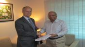Mr. Robert Watkins, UN Resident Coordinator and UNDP Resident Representative in Bangladesh called on President BIPSS. 2