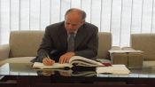 Mr. Robert Watkins, UN Resident Coordinator and UNDP Resident Representative in Bangladesh called on President BIPSS. 7
