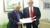 H. E. René Holenstein, Ambassador, Embassy of Switzerland in Bangladesh visited BIPSS. 5