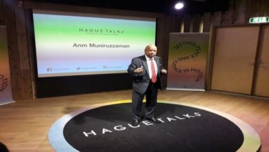 President BIPSS Maj Gen ANM Muniruzzaman, ndc, psc (Retd) delivered a Hague Talk to a packed house of enthusiastic audience in the Hague. 56