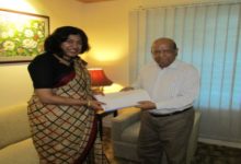 High Commissioner of The Democratic Socialist Republic of Sri Lanka H. E. Yasoja Gunasekera called on President BIPSS 18