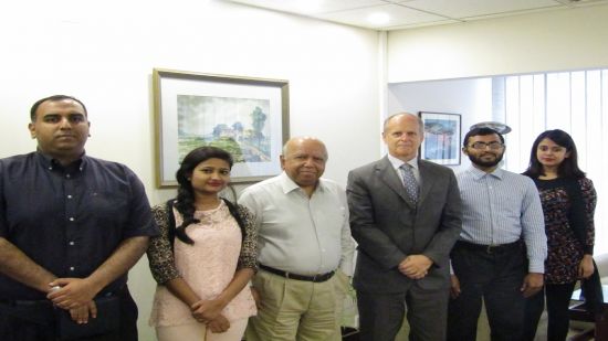 Mr. Robert Watkins, UN Resident Coordinator and UNDP Resident Representative in Bangladesh called on President BIPSS. 1