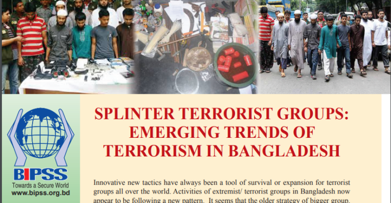 Splinter Terrorist Groups: Emerging Trends Of Terrorism In Bangladesh, Special Report, September 2013 1