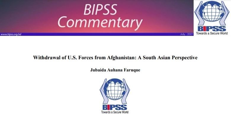 Withdrawal of US Forces from Afghanistan A South Asian Perspective