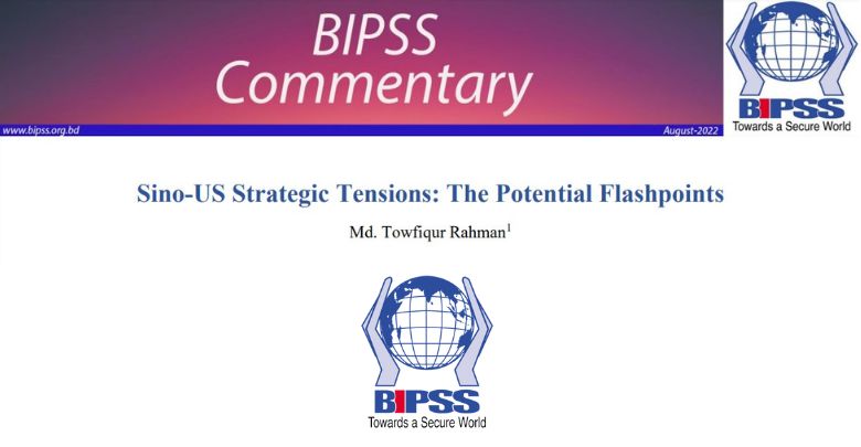 Sino-US Strategic Tensions: The Potential Flashpoints 1