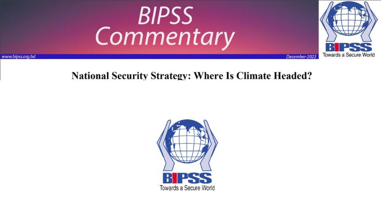 National Security Strategy: Where Is Climate Headed? 1