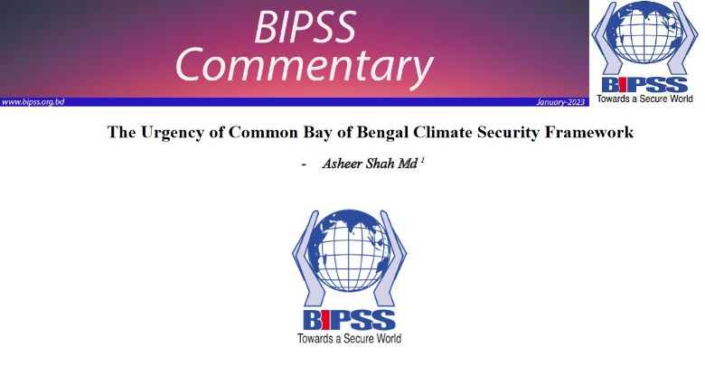Urgency of Common Bay of Bengal Climate