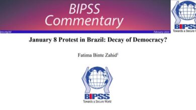 January 8 Protest in Brazil Decay of Democracy