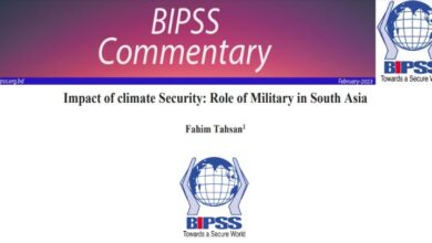Impact of climate Security: Role of Military in South Asia 7