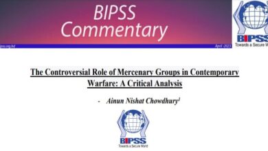 The Controversial Role of Mercenary Groups in Contemporary Warfare- A Critical Analysis