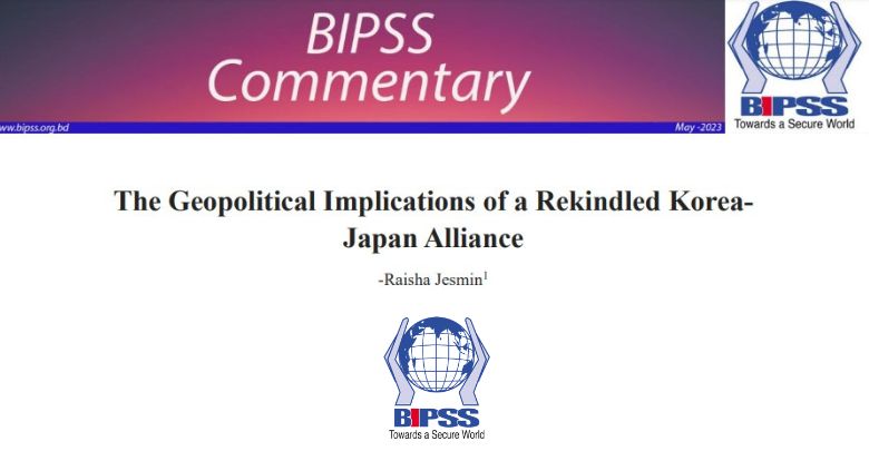 The Geopolitical Implications of a Rekindled Korea Japan Alliance 1