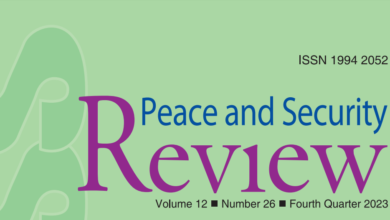 Peace and Security Review, Volume 12, Number 26, Fourth Quarter 2023
