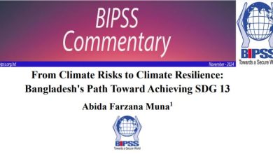 From Climate Risks to Climate Resilience Bangladesh's Path Toward Achieving SDG 13