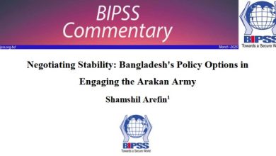 Negotiating Stability: Bangladesh's Policy Options in Engaging the Arakan Army 4