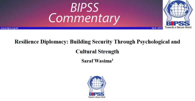 Resilience Diplomacy Building Security Through Psychological and Cultural Strength