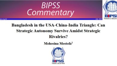 Bangladesh in the USA-China-India Triangle: Can Strategic Autonomy Survive Amidst Strategic Rivalries? 1