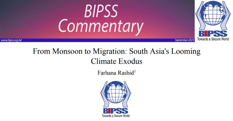 From Monsoon to Migration: South Asia's Looming Climate Exodus 1