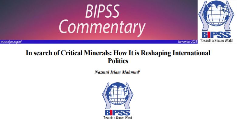 In search of Critical Minerals: How It is Reshaping International Politics
