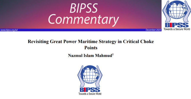 Revisiting Great Power Maritime Strategy in Critical Choke Points 1
