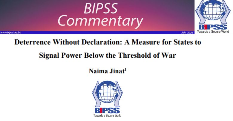 Deterrence Without Declaration: A Measure for States to Signal Power Below the Threshold of War 1