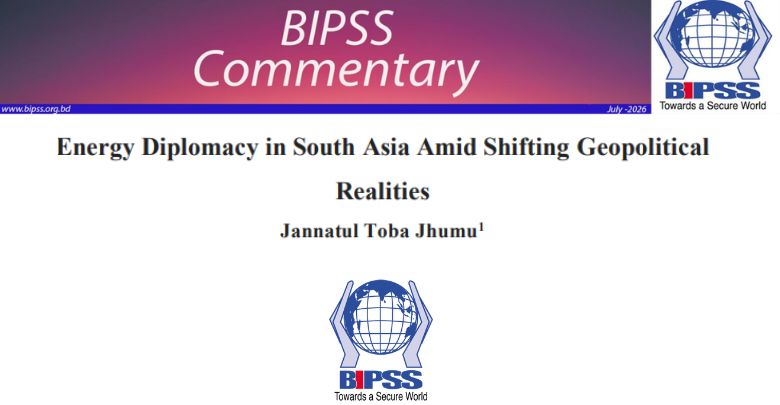 Energy Diplomacy in South Asia Amid Shifting Geopolitical Realities 1