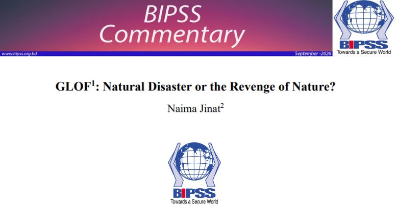 GLOF1: Natural Disaster or the Revenge of Nature? 1